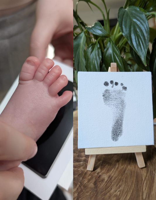Mess Free Canvas Print Set - Hand or Foot Print